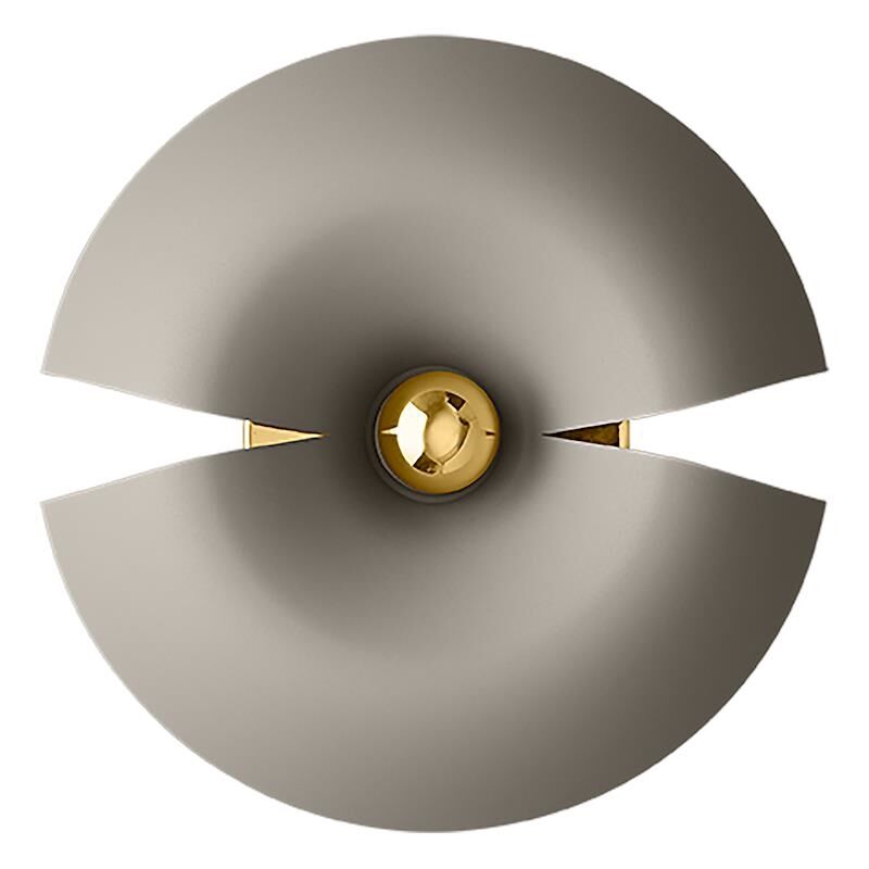 Cycnus V&auml;gglampa Liten Taupe/guld
