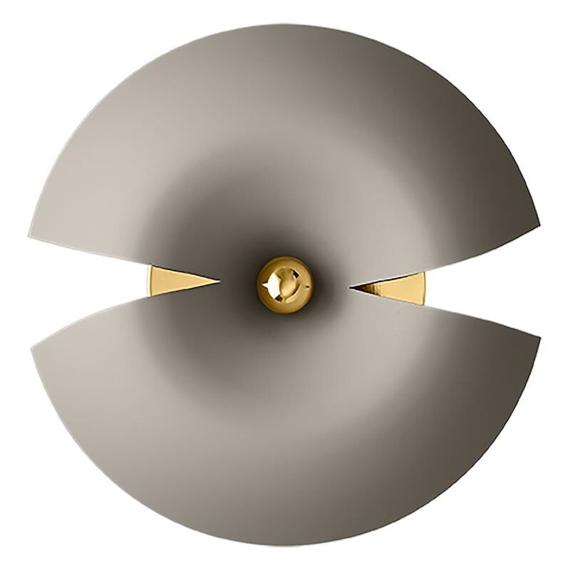 Cycnus V&auml;gglampa Stor Taupe/guld