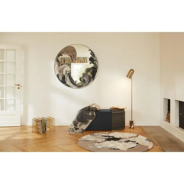 FLOREO Carpet Ø200 Taupe/ Gray/ Black