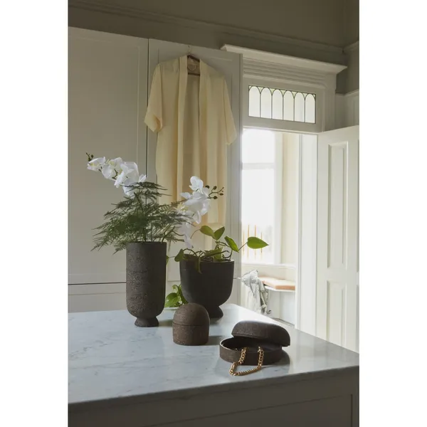 TERRA Flowerpot/Vase H45xØ40 Sand