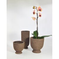 TERRA Flowerpot/Vase H45xØ40 Sand