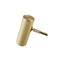 Hubble Read Vloerlamp Geborsteld Messing