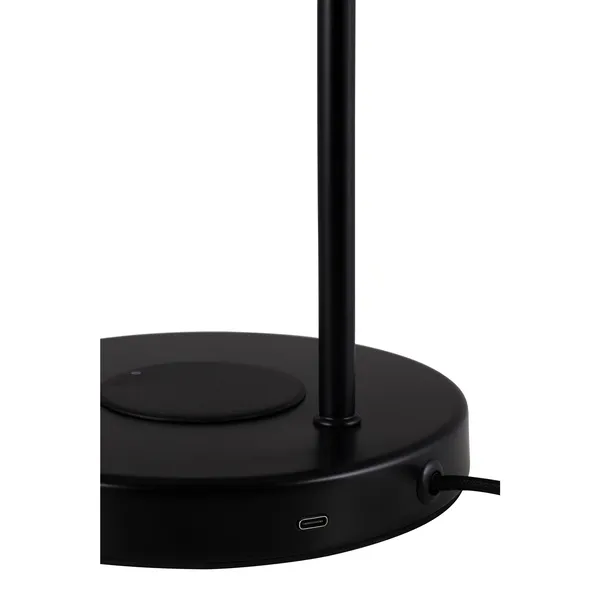 Hubble Read Table Lamp with Wireless Charging Black