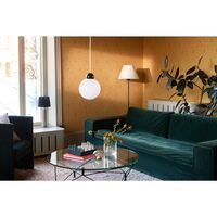 Rib 8 Table Lamp Base Brushed Steel