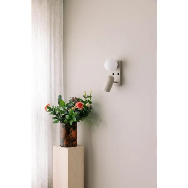 Doppio Wandlampe Beige