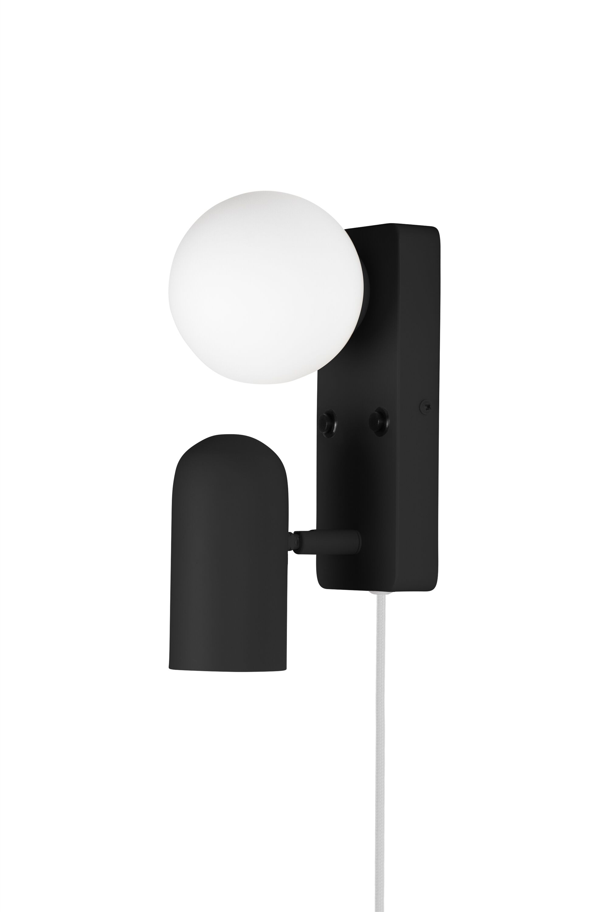 Doppio V&auml;gglampa Svart