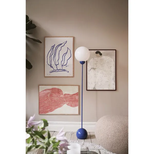 Ripley Floor Lamp Blue