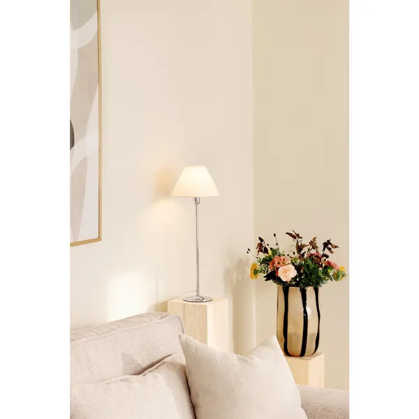 Iris 45 Table Lamp Base Chrome