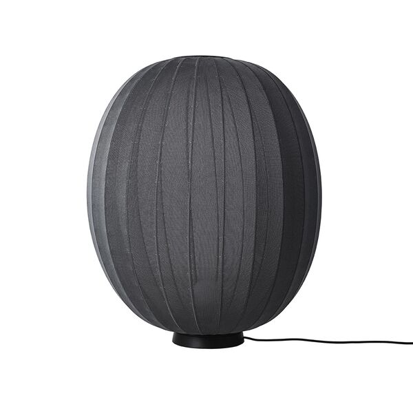 Knit-Wit Hög/Oval Golvlampa Låg Ø65 Svart