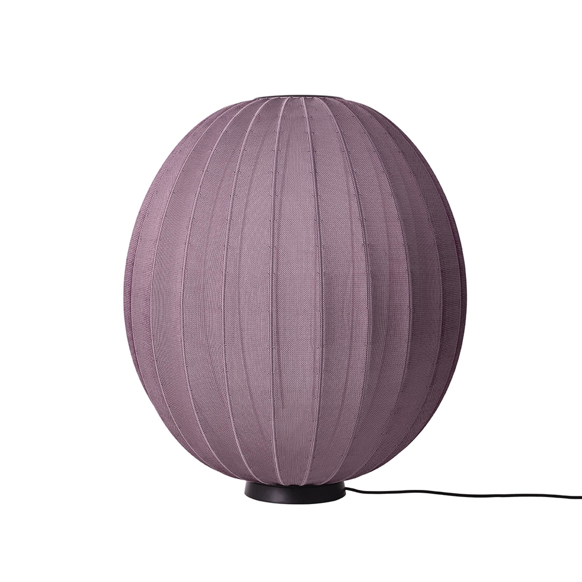 Knit-Wit H&ouml;g/Oval Golvlampa L&aring;g &Oslash;65 Burgundy