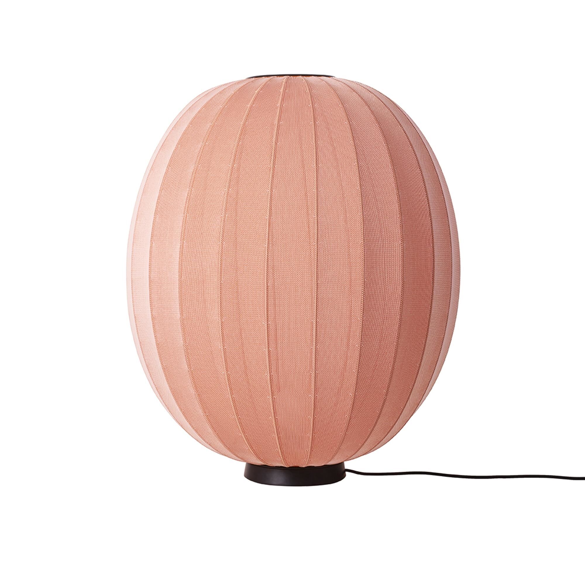 Knit-Wit H&ouml;g/Oval Golvlampa L&aring;g &Oslash;65 Korall