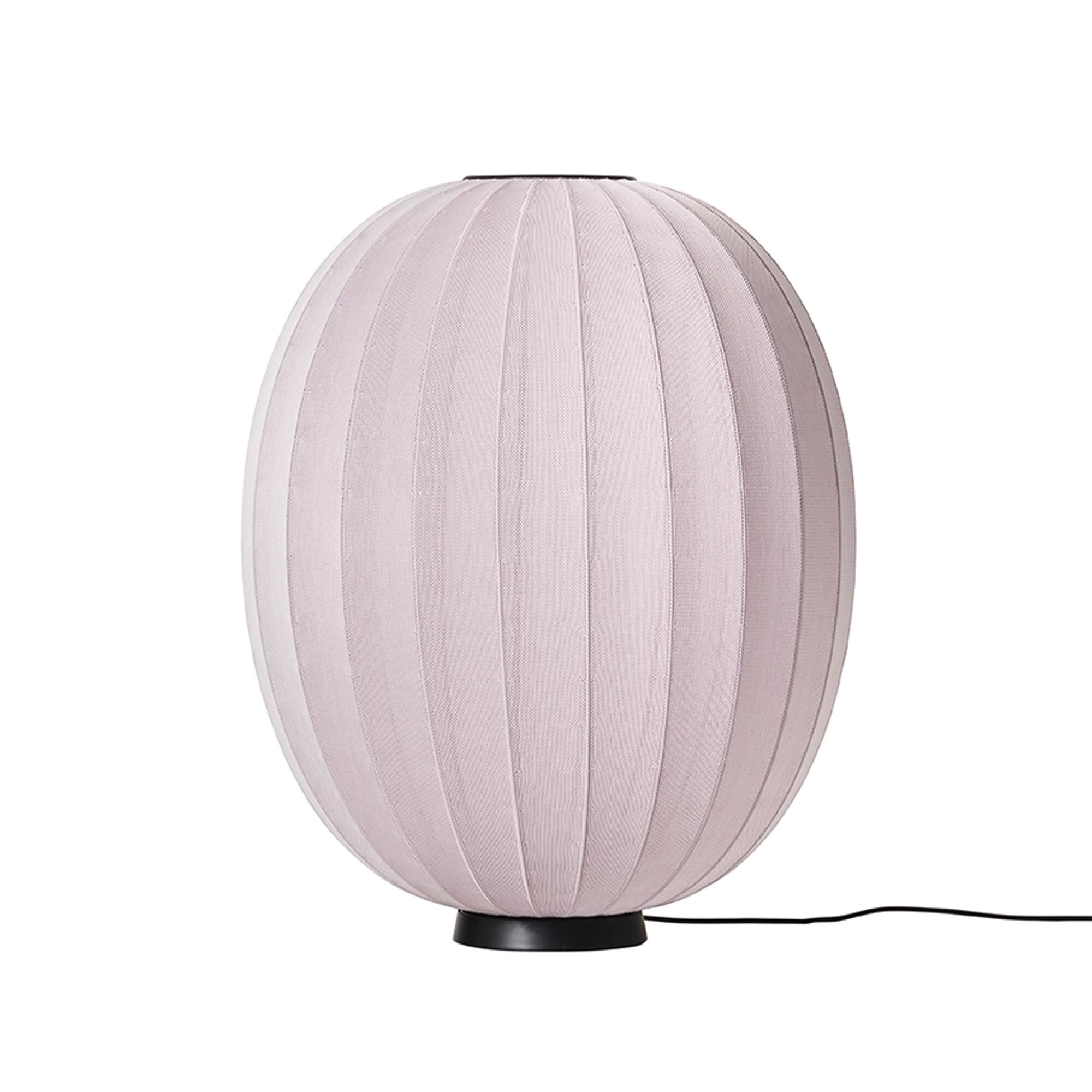 Knit-Wit H&ouml;g/Oval Golvlampa L&aring;g &Oslash;65 Rosa