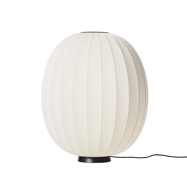 , dzianinowa Lampa stojąca wysoka/owalna, niska, Ø65, Perłowobiały