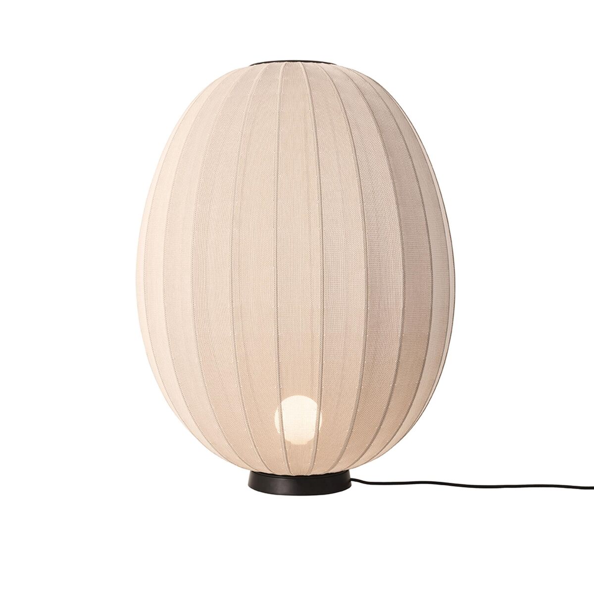 z dzianiny Lampa stojąca wysoka/owalna, niska, Ø65, Piaskowcowy