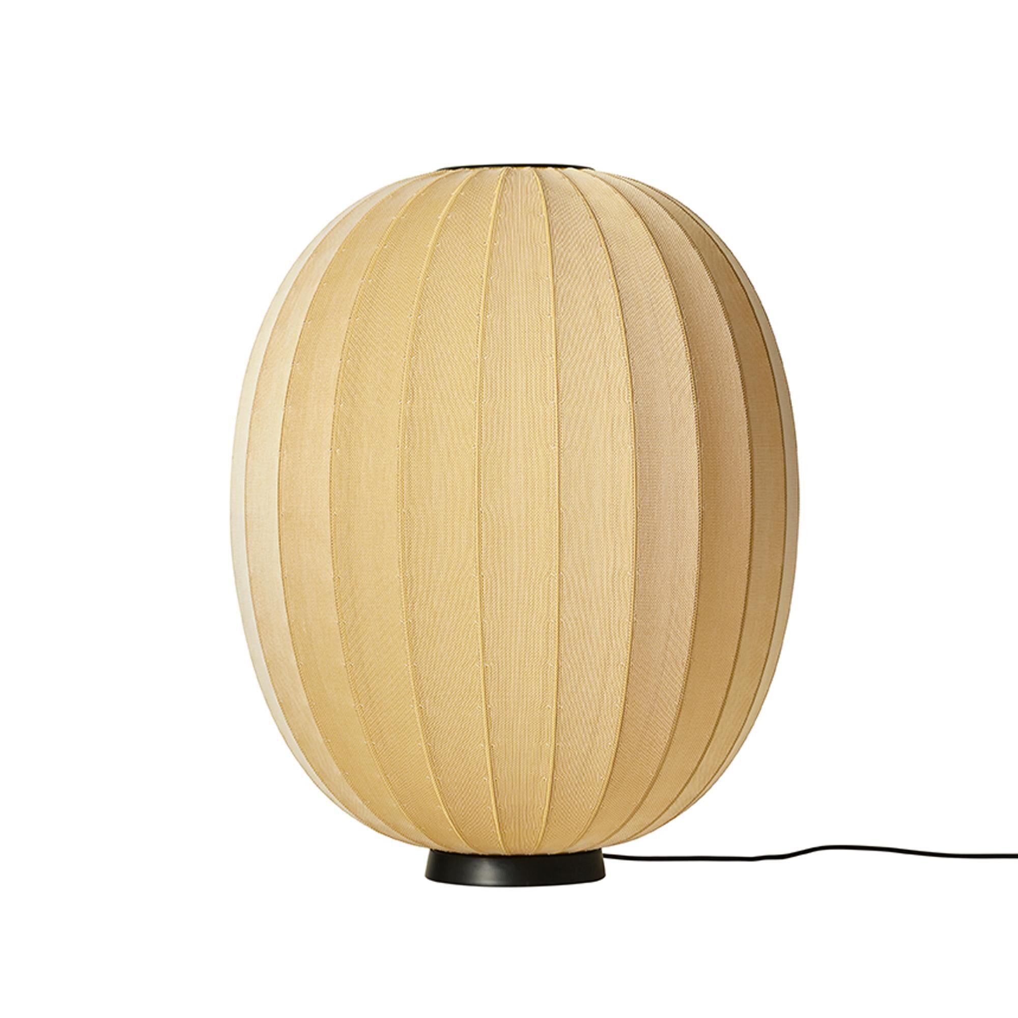 Knit-Wit H&ouml;g/Oval Golvlampa L&aring;g &Oslash;65 Soluppg&aring;ng