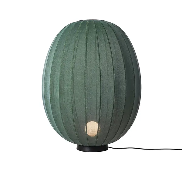 Knit-Wit High/Oval Floor lamp Low Ø65 Tweed Green