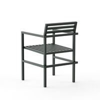 19 Outdoors Sedia da Esterno con Bracciolo Verde