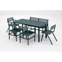 19 Outdoors Garden Table 167.5x80.5 Green