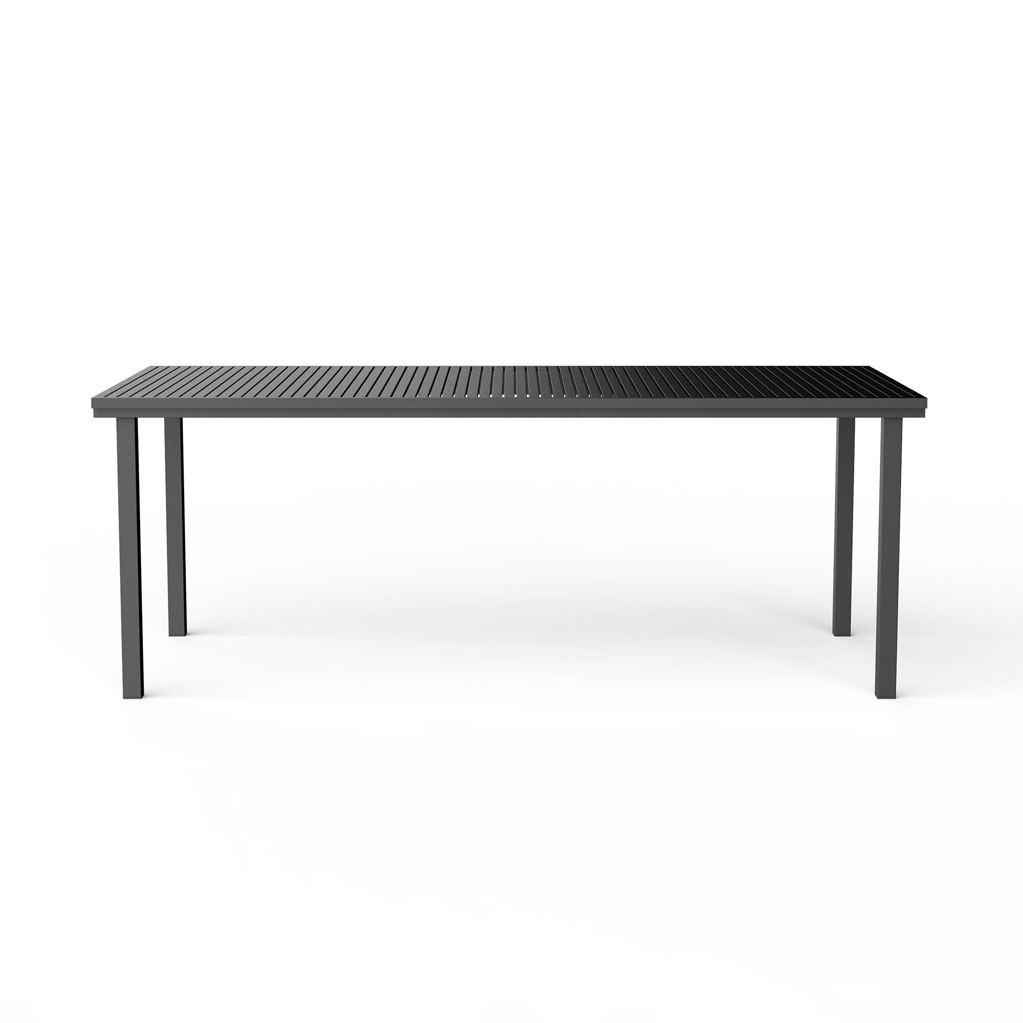 19 Outdoors Havebord 200,5x90 Sort