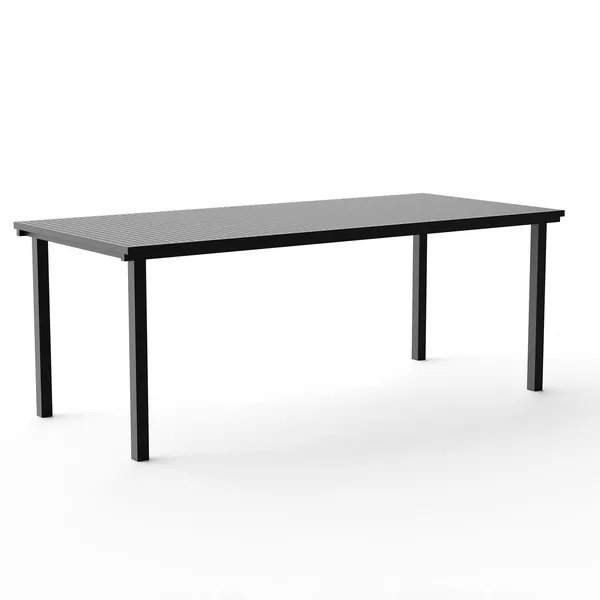 19 Outdoors Havebord 200,5x90 Sort