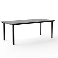 19 Outdoors Havebord 200,5x90 Sort