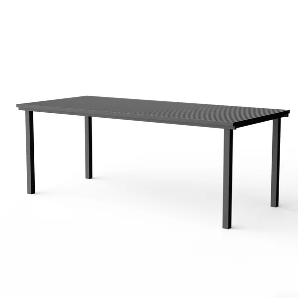 19 Outdoors Havebord 200,5x90 Sort