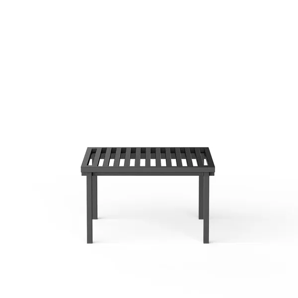19 Outdoor Hocker Schwarz
