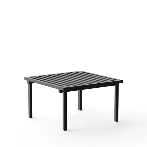 19 Outdoor Hocker Schwarz