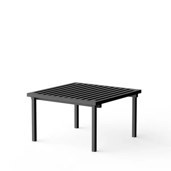 19 Outdoor Hocker Schwarz