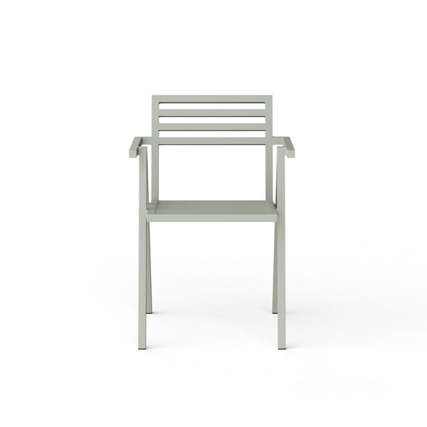 NINE 19 Outdoors Stacking Buitenstoel Met Armleuning Grijs