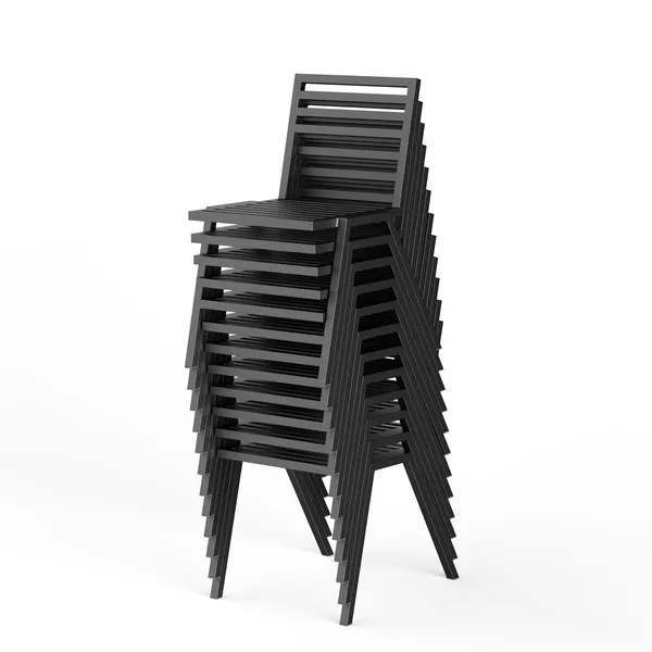 NINE 19 Outdoors Stacking Udendørsstol Sort