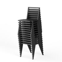 NINE 19 Outdoors Stacking Udendørsstol Sort