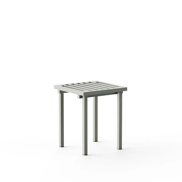 19 Outdoor Hocker Grau