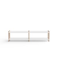 Libreria BOLT 2000 con 2 Ripiani Bianco