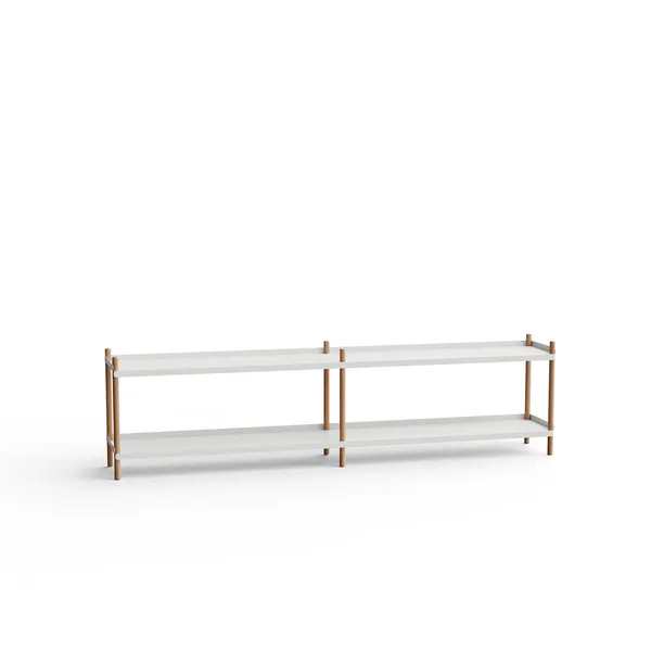 BOLT Bookcase 2000 With 2 Shelves Gray