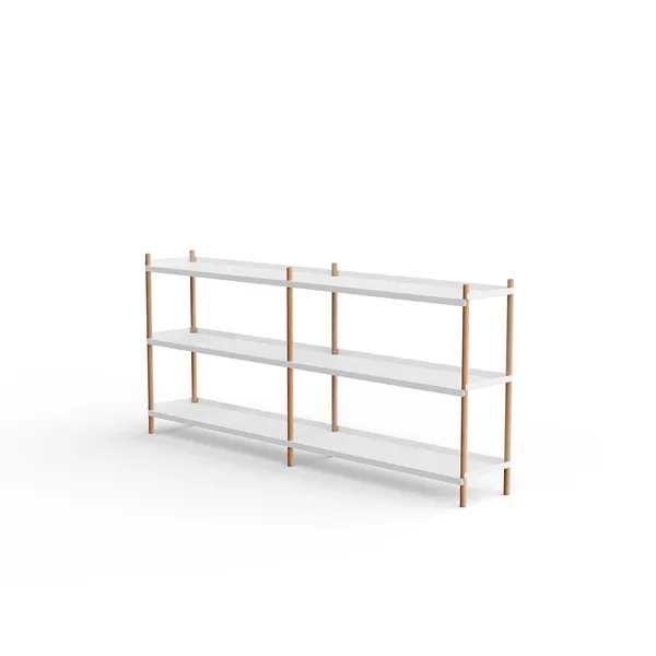 Librería BOLT 2000 con 3 Estantes Blanco
