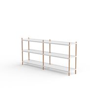 Librería BOLT 2000 con 3 Estantes Blanco
