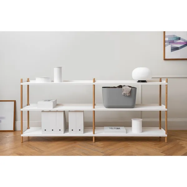 Librería BOLT 2000 con 3 Estantes Blanco
