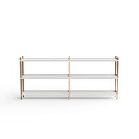 Libreria BOLT 2000 con 3 Ripiani Grigio