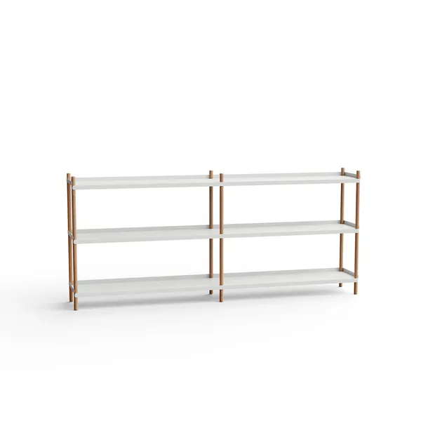 Libreria BOLT 2000 con 3 Ripiani Grigio