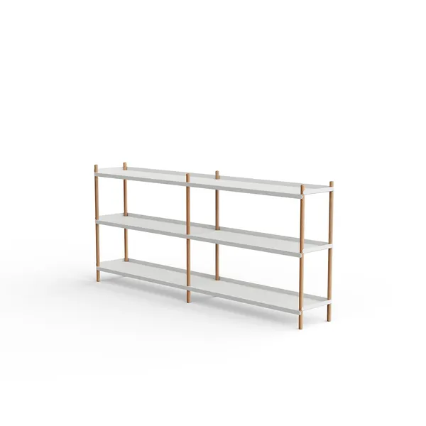 Libreria BOLT 2000 con 3 Ripiani Grigio