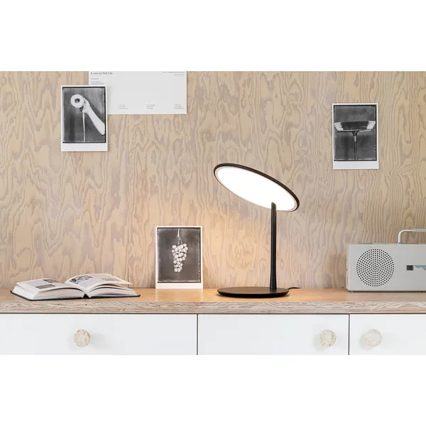 Disc Bordlampe Sort
