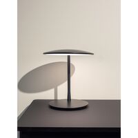 Disc Table Lamp Brushed Brass/ Black