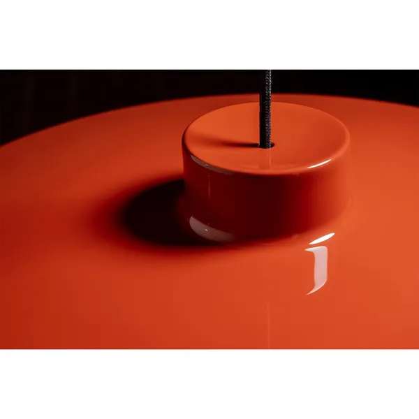Lacquer Pendel Stor Rød