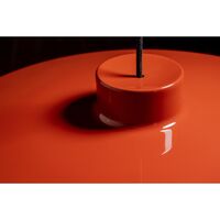 Lacquer Pendel Stor Rød