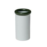 ROD Keramikvase Dunkelgrün/ Hellblau