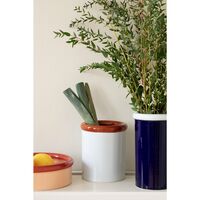 ROD Keramikvase Hellblau/ Dunkelblau