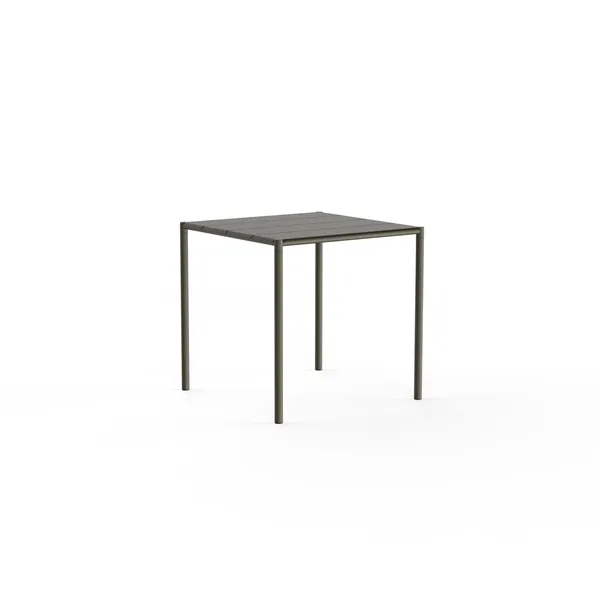 Sine Dining Table 75 x 75 cm Dark Green
