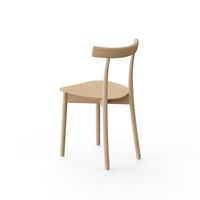 Skinny Houten Eetkamerstoel Natuurlijk Eiken