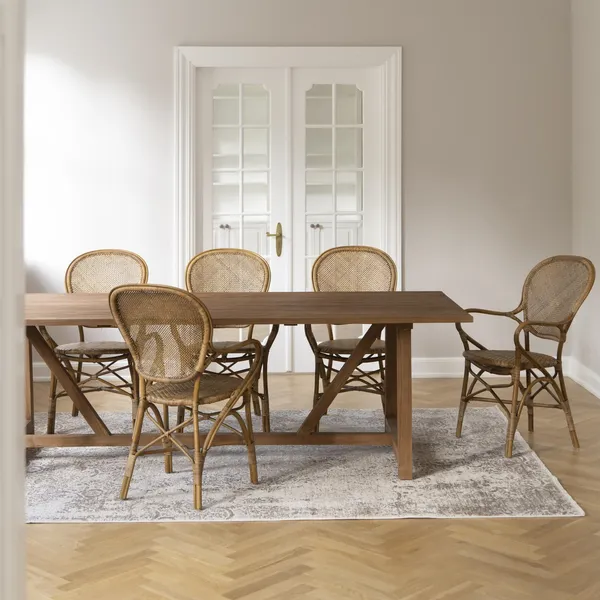 Rossini Dining Chair with Armrest Antique